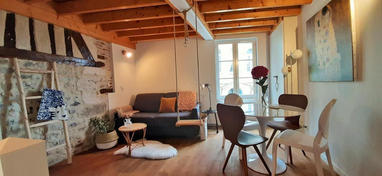 -La Maison Balancoire - Parking Prive - Coeur Historique -La Clef De Онфльор Екстериор снимка